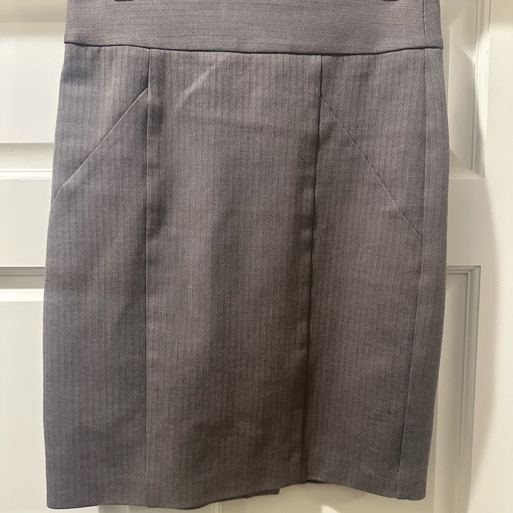 Banana Republic Gray Pencil Skirt
